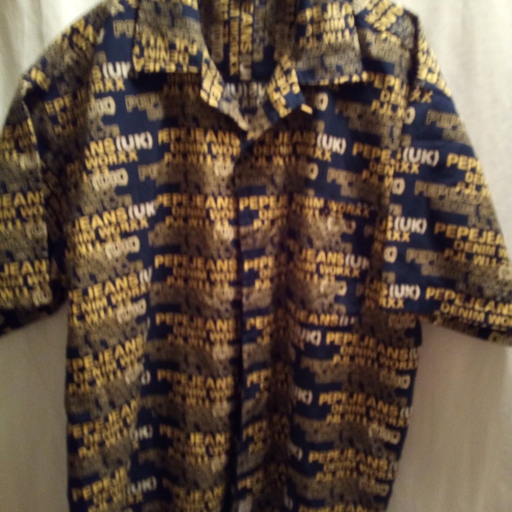 Pepe Jean London Vintage 90's Mens Shirt Large
